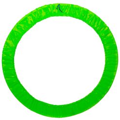 Light monochromatic hoop cover color: Fluorescent green