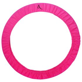 Light monochromatic hoop cover color: Fluorescent pink