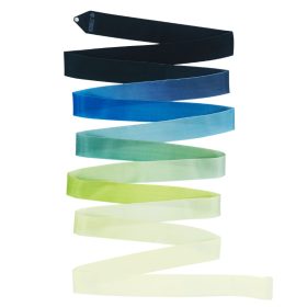 Pastorelli Archè 6 m ribbon Black-Emerald-Green-Light green