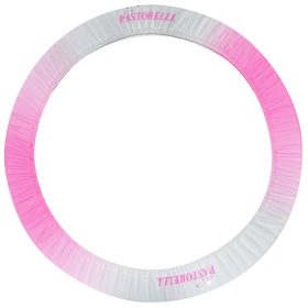 Light shaded hoop cover color: White-Pink