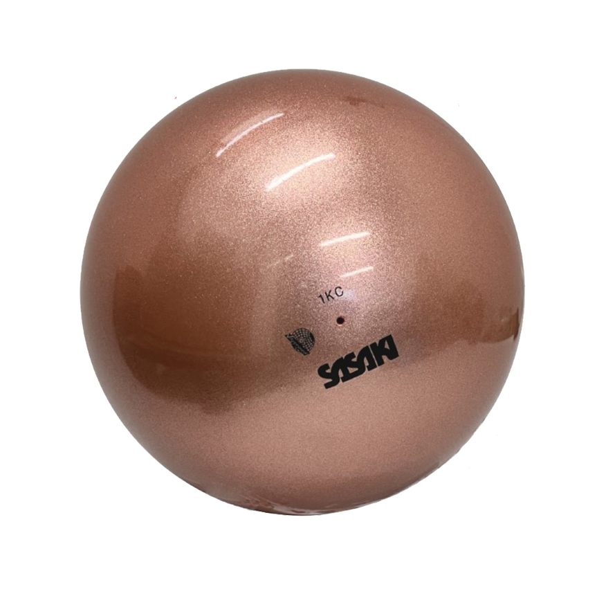 Ball-Sasaki-M-207-M-col.-APCP Sasaki Metallic Ball col. ApricotPink M-207M-F APCP 18,5cm. FIG - Image 1