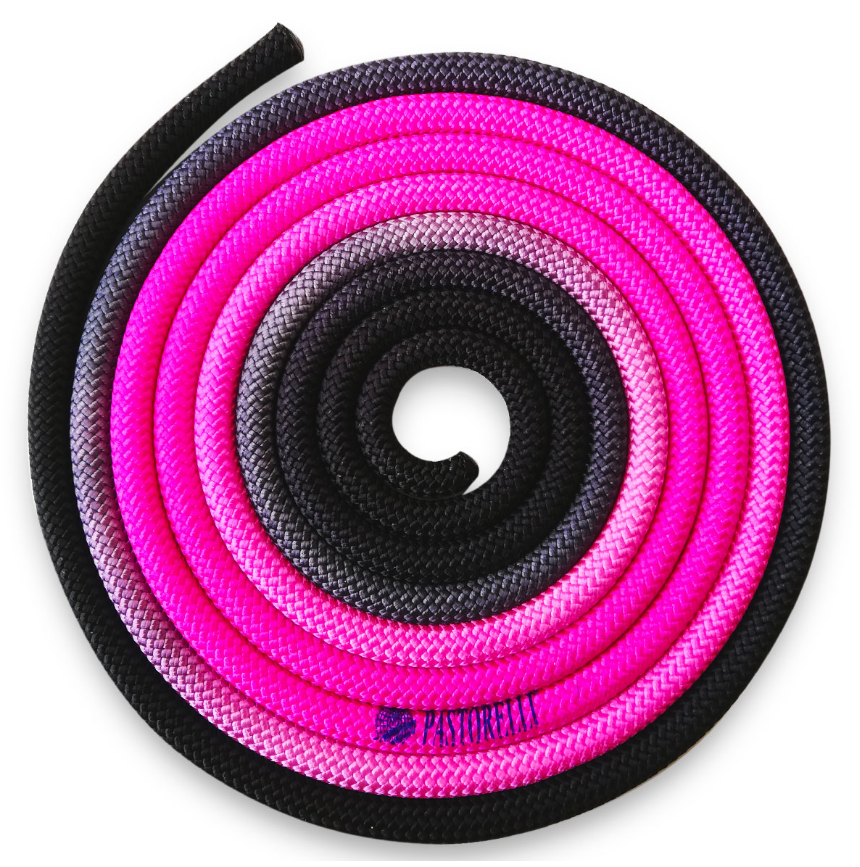 Color-Pink-Black Pastorelli Multicolor Patrasso Rope – Pink and Black - Image 1
