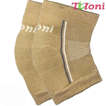 Knitted Knee Supporter Tuloni col. Beige one-size