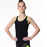 Long Top Solo Black-Neon Green RG407