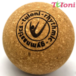 Natural Cork Massage Ball Tuloni 10 cm Logo