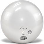 Топка Chacott White 18,5 см FIG за художествена гимнастика – бяла състезателна топка