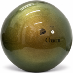 Топка Chacott Glossy Ever Green 18,5 см FIG – зелена гланцова топка за художествена гимнастика, цвят 738