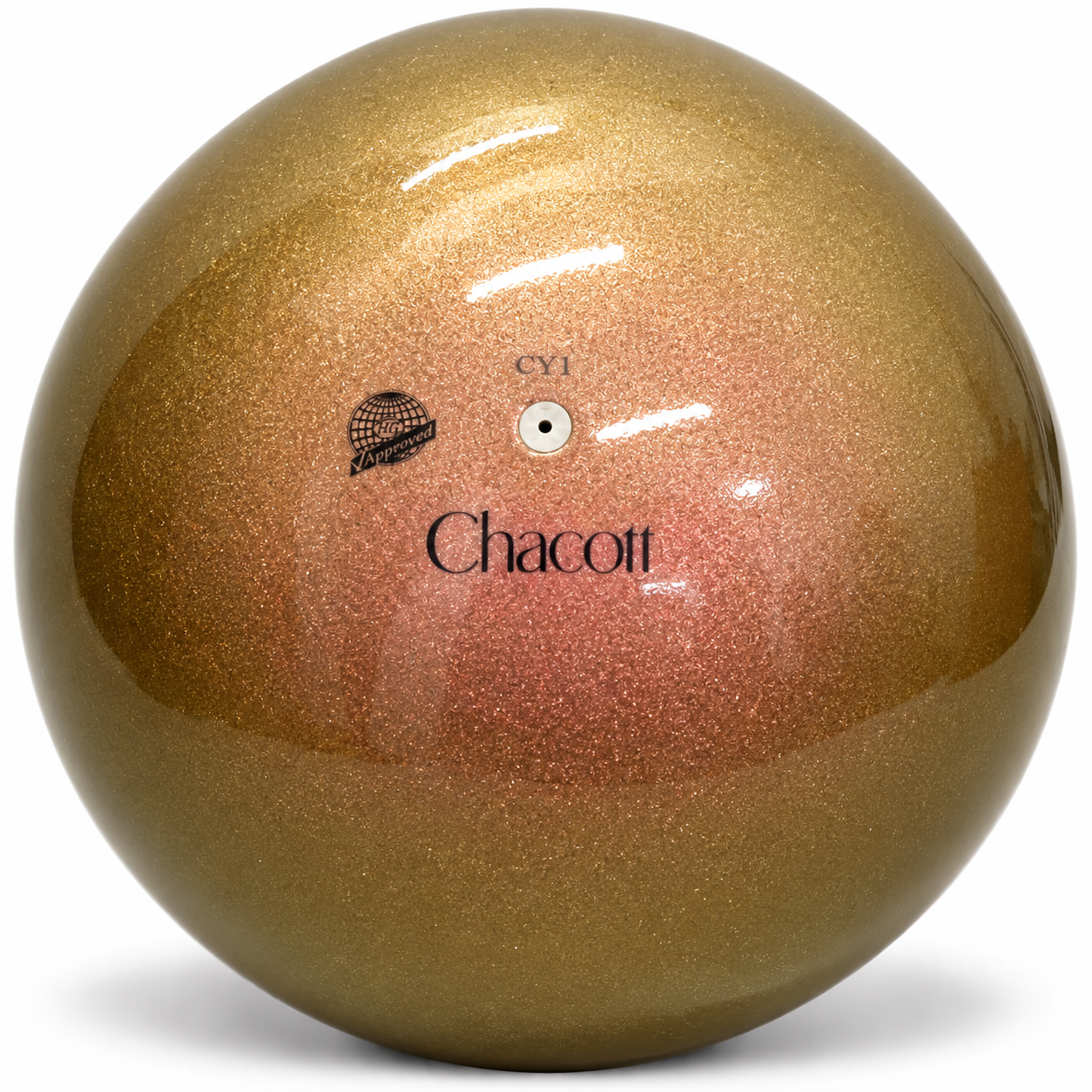 Ball Chacott Glossy 18,5cm FIG col. 746 Grayish Rose Art. 01838746 Топка Chacott Glossy Grayish Rose 18,5 см FIG – гланцова топка за художествена гимнастика, цвят 746, приглушено розово