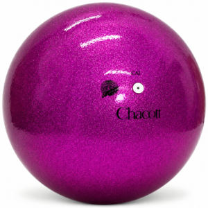 Топка Chacott Jewelry Magenta 18,5 см FIG за художествена гимнастика – пурпурнорозова