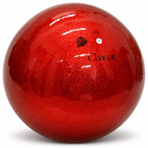 Топка Chacott Jewelry Red 18,5 см FIG за художествена гимнастика – червена