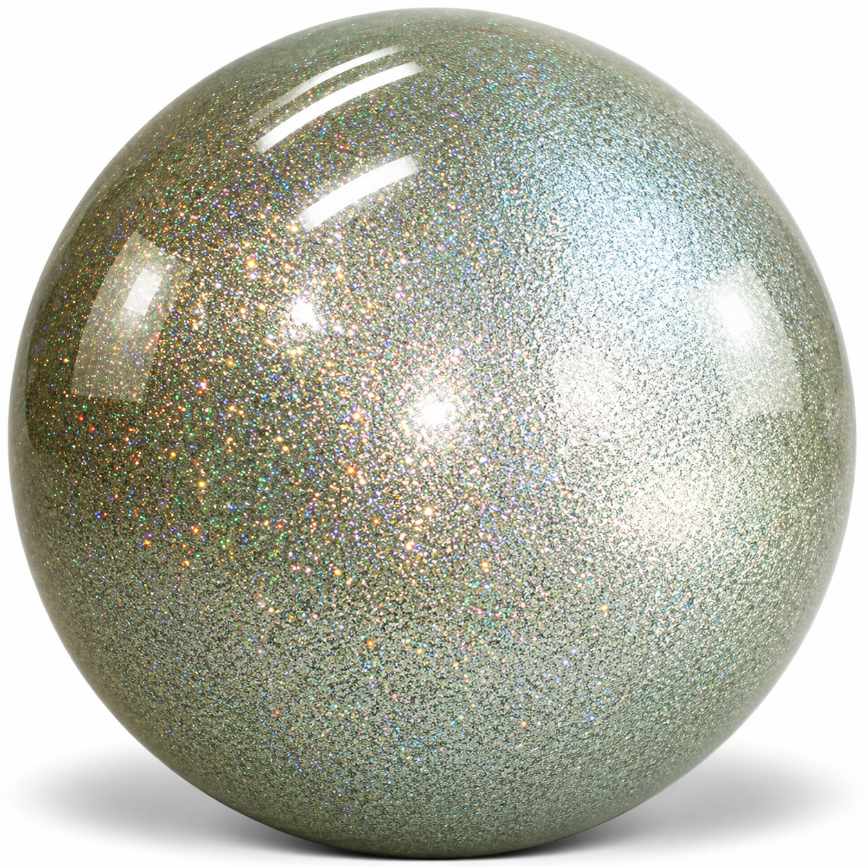 Ball Chacott Jewelry 18,5cm FIG col. Silver Art. 58598 Топка Chacott Jewelry Silver 18,5 см FIG за художествена гимнастика – сребриста с блестящо покритие