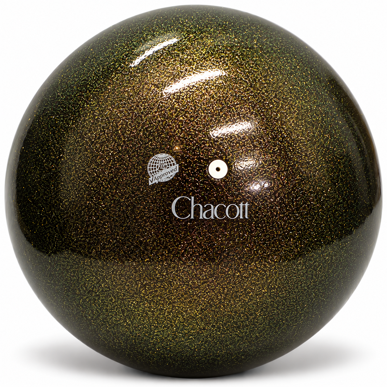 Ball Chacott Shiny 18,5cm FIG col. 618 Sepia Art. 01948618 Топка Chacott Shiny Sepia 18,5 см FIG – кафява топка за художествена гимнастика, цвят 618