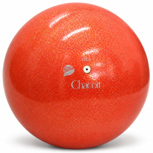 Топка Chacott Shiny Coral 18,5 см FIG – коралова топка за художествена гимнастика, цвят 650