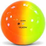 Топка за художествена гимнастика YIJOY Double 18,5 см FIG – Yellow-Orange, жълто-оранжева