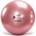 Топка за художествена гимнастика YIJOY Pearl Metallic Light Pink 18,5 см FIG – светлорозова с металически перлен ефект