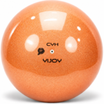 Топка за художествена гимнастика YIJOY Pearl Sweet Orange 18,5 см FIG – оранжева с перлено покритие