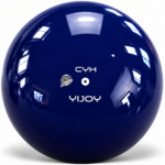 Топка за художествена гимнастика YIJOY Pure Navy Blue 18,5 см FIG – тъмносиня с гладко гланцово покритие
