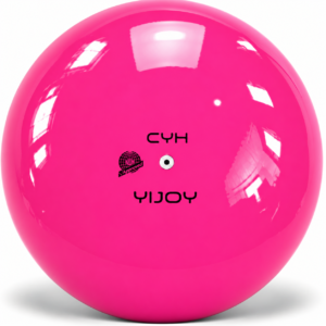Топка за художествена гимнастика YIJOY Pure Pink 18,5 см FIG – розов цвят, серия Pure